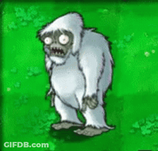 Pvz Zombie Yeti Variant GIF