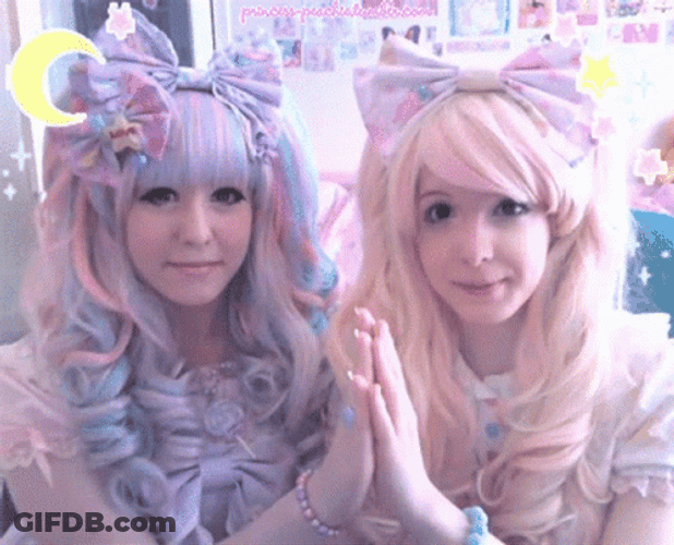 Pylongeorge In Lolita Outfit GIF
