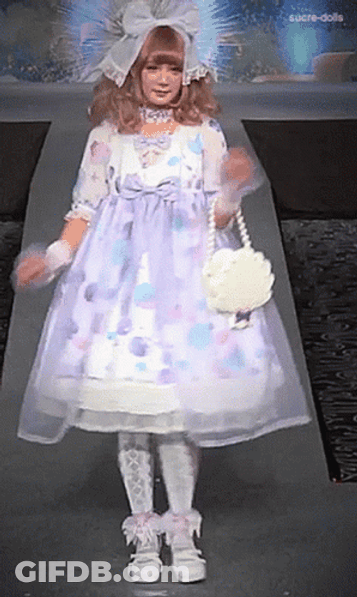 Pylongeorge Lolita Fashion Show GIF