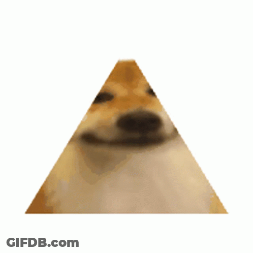 Pyramid Lit Up With Sunset Background GIF