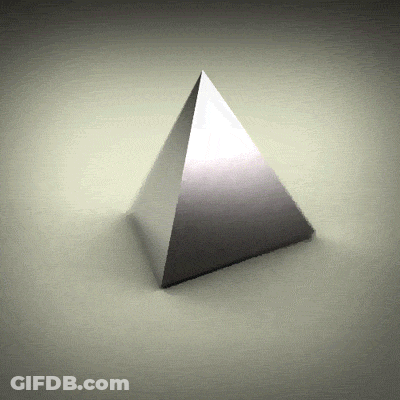 Pyramid Shaped Object GIF