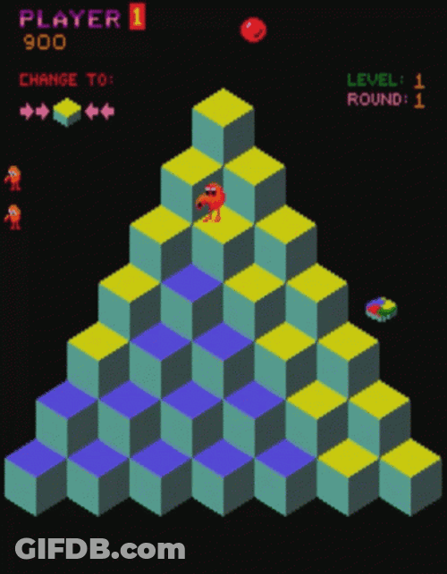 Pyramid Video Game GIF