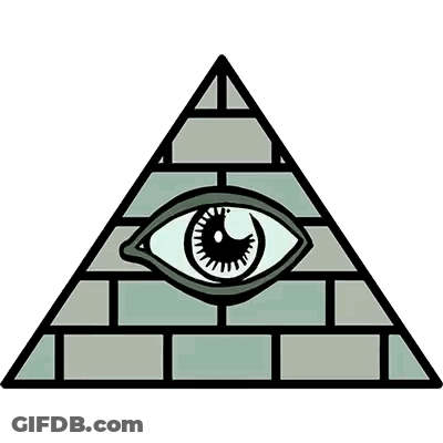 Pyramid With All Seeing Eye GIF