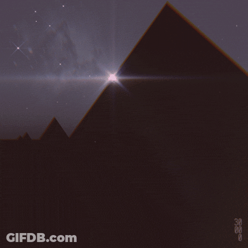 Pyramid With Number 30 On Bottom GIF