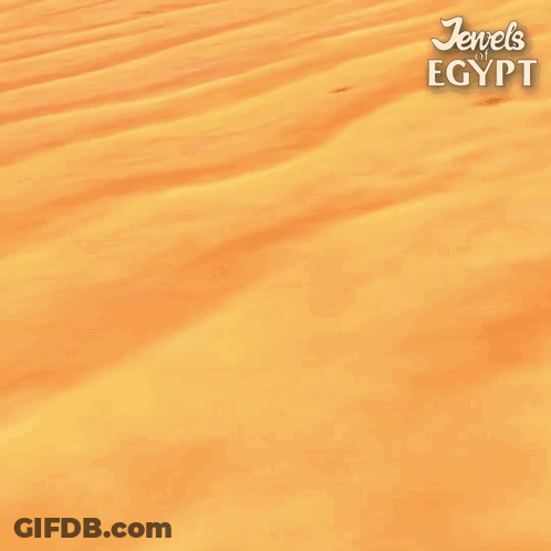 Pyramids In Desert With Jewels Egypt GIF