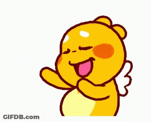 Qoobee Cartoon Happy Dancing GIF