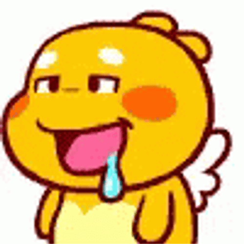 Qoobee Excited Drooling GIF