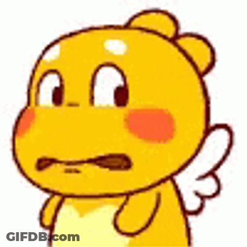 Qoobee Scared Gulp GIF