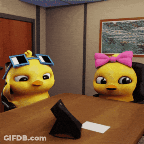 Quack Meetquack Saying Thank You Inside Office GIF