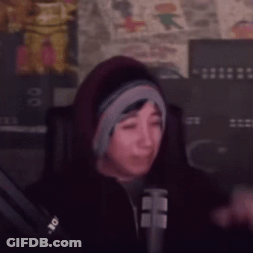Quackity Happy Hand Heart Gesture GIF