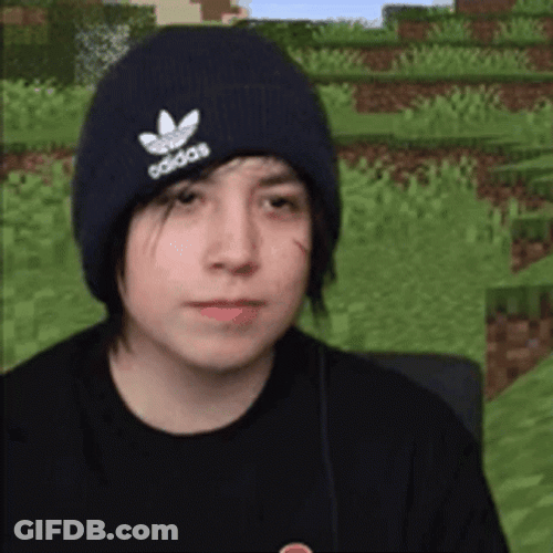Quackity Minecraft Stream Squint Suspicious GIF