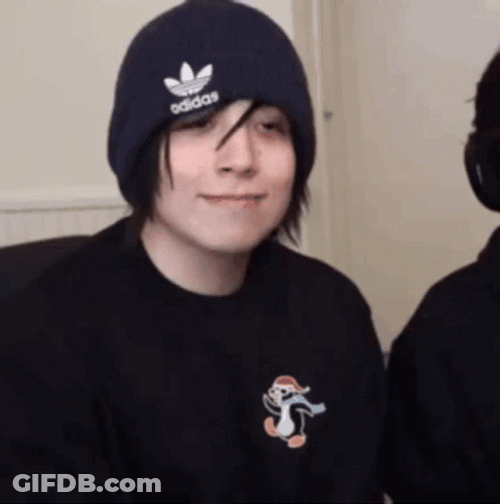 Quackity Streamer Big Smile GIF