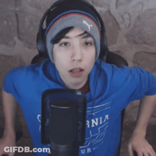 Quackity Streamer Read Chat Change Mood GIF