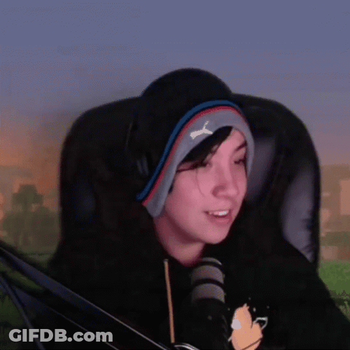 Quackity Streamer Smile Eyebrow Raise GIF