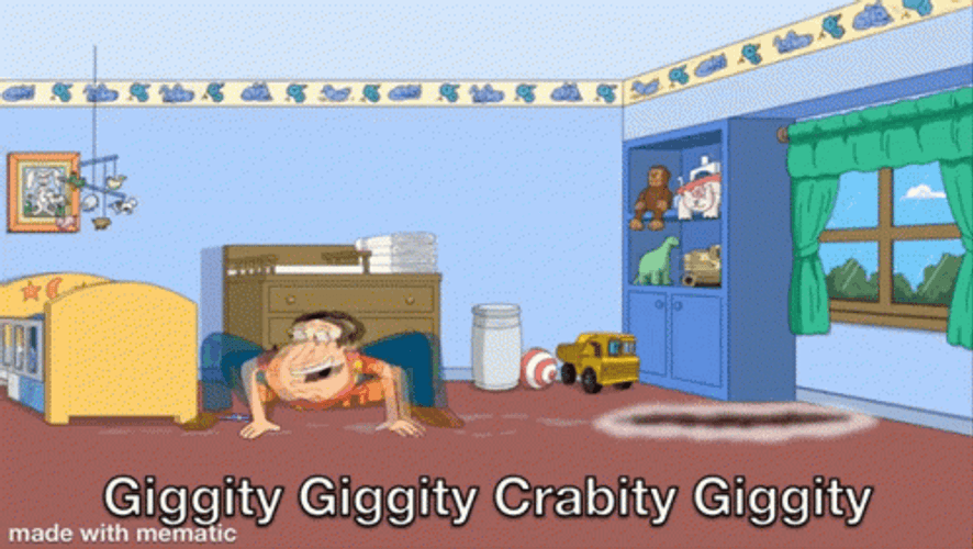Quagmire Giggity Crabity GIF