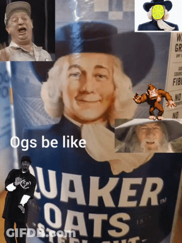 Quaker Oats Collage GIF