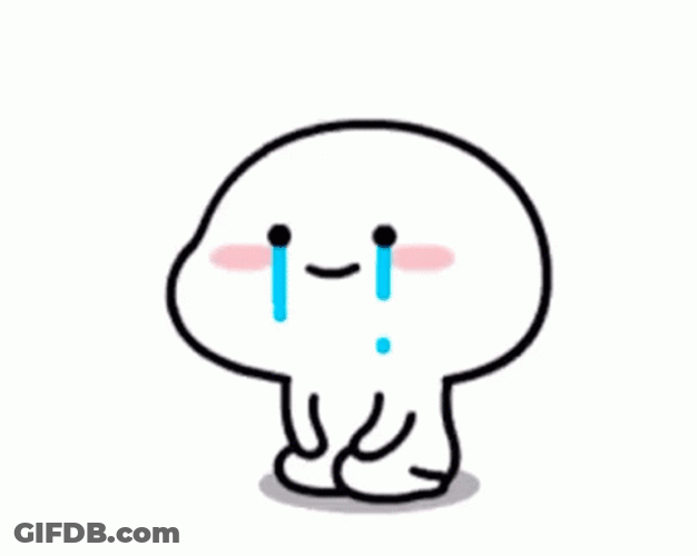 Quby Chan Crying Blue Tears Falling GIF