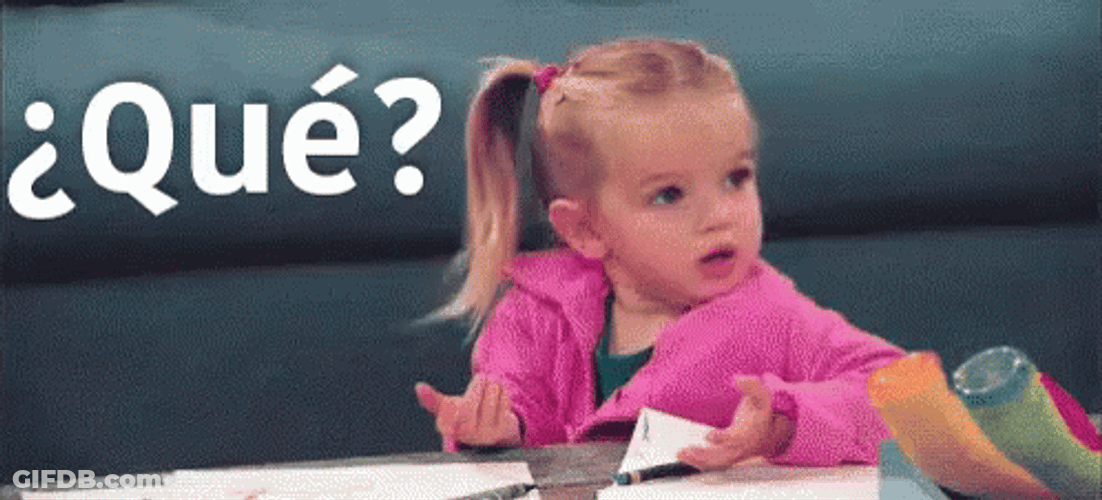 Que Confused Girl Meme GIF