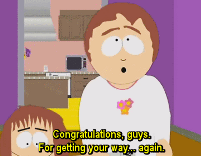 Queef Congratulations Sharon Marsh GIF