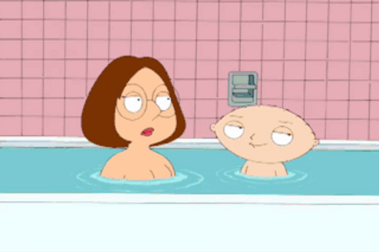 Queef Meg Bath Tub GIF