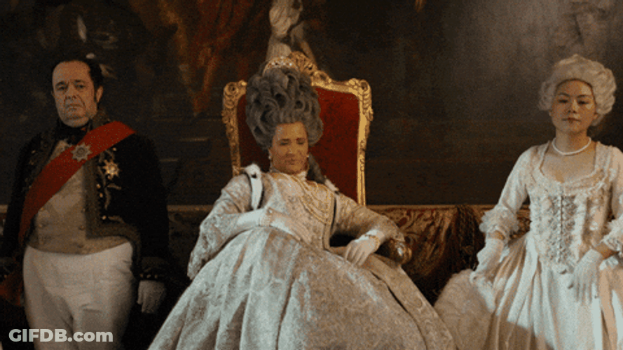 Queen Charlotte Says Leave GIF