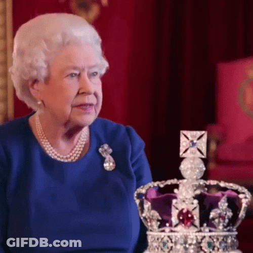 Queen Elizabeth Crown GIF