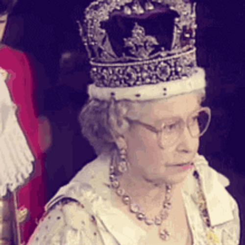 Queen Elizabeth Eyeglasses GIF