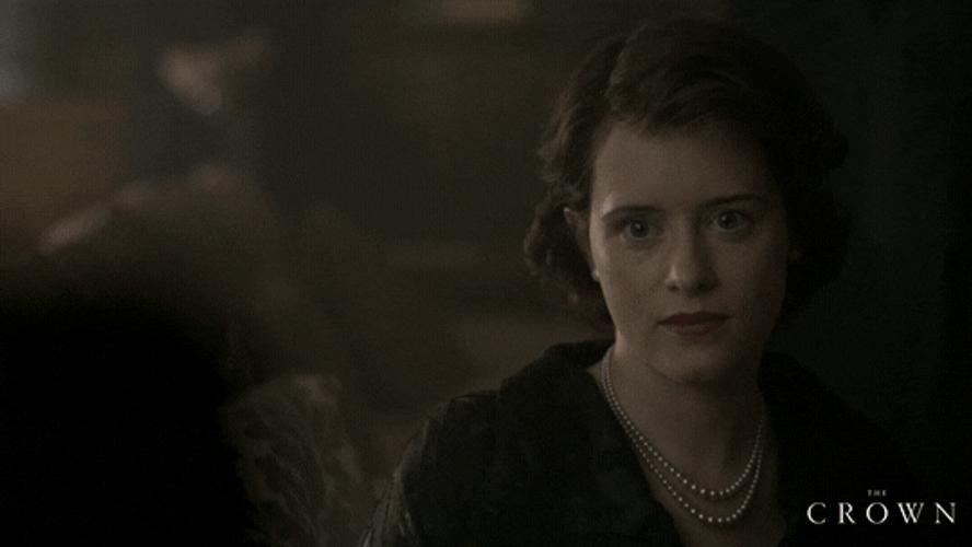Queen Elizabeth Sipping GIF