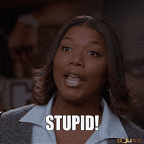 Queen Latifah Wide Eyes Stupid Meme GIF