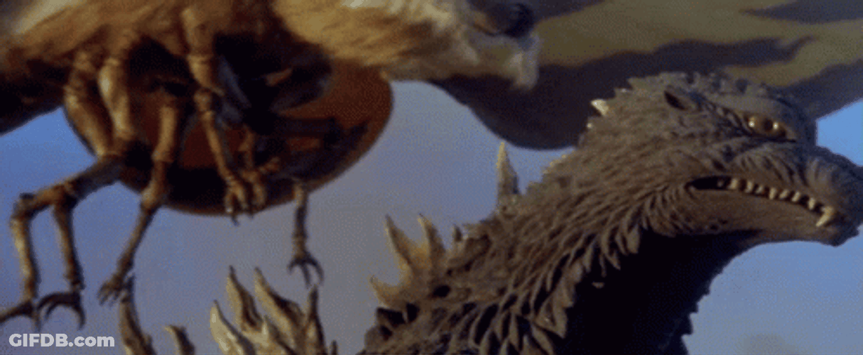 Queen Mothra Dragged Dinosaur GIF