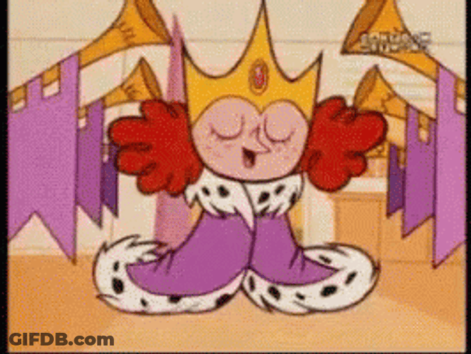 Queen Power Puff Girls Tada Reveal GIF