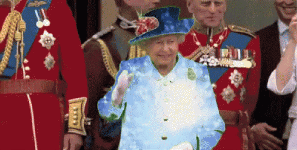 Queen Wave Edited GIF