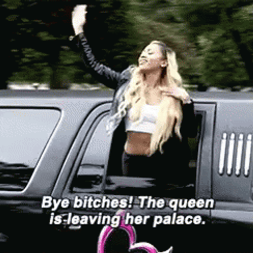 Queen Wave To Leave GIF