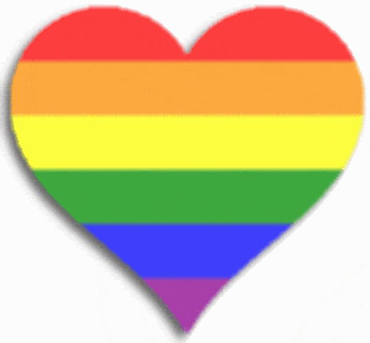 Queer Pride Heart GIF