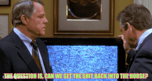 Question Can We Get The Shit Back Into The Horse GIF