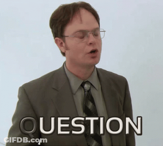 Question Dwight Schrute GIF
