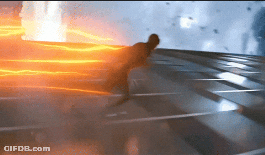 Quick Flash Running Yellow Lightning GIF
