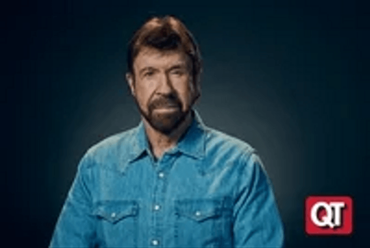 QuickTrip Chuck Norris Thumbs Up Watch Out GIF