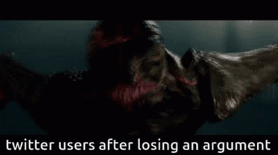 Quiet Place Creature Dying Twitter Meme GIF