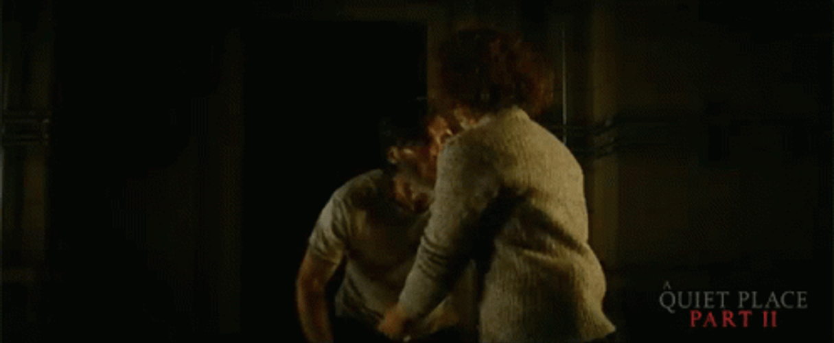 Quiet Place People Getting Attacked GIF