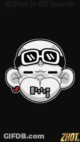Quiet Smiley Face Pointing GIF