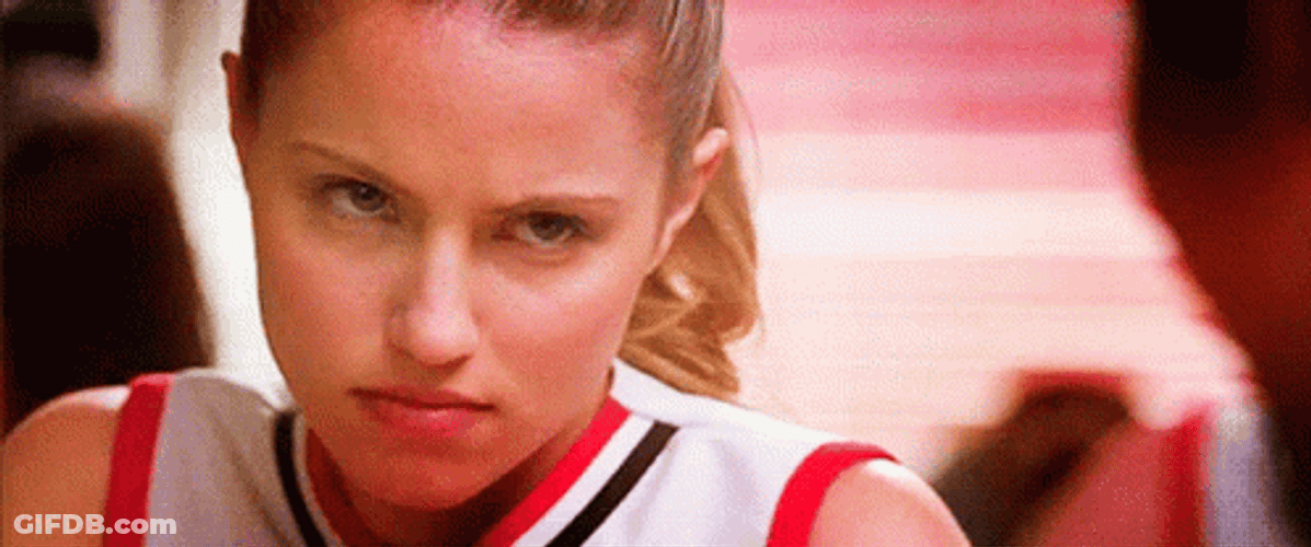 Quinn Fabray Staring Youll Shoot Your Eye Out GIF