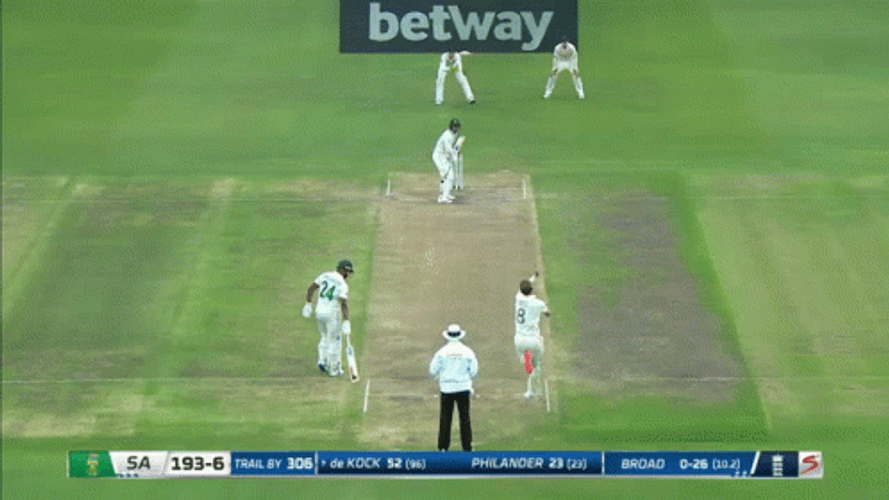 Quinton De Kock Stuart Broad GIF