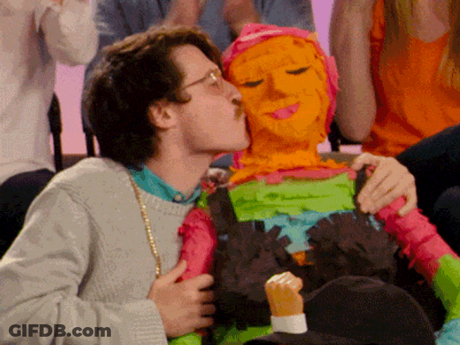 Quirky Weird Couple GIF