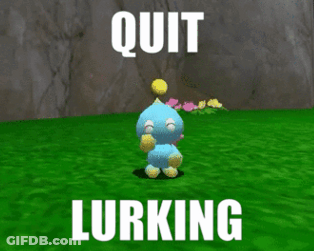 Quit Lurking Chao GIF