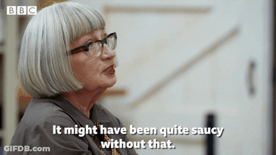 Quite Saucy Without That Esme Young GIF