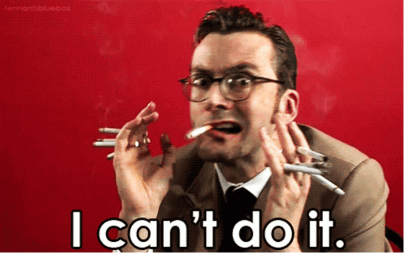 Quitting Stress Smoking GIF