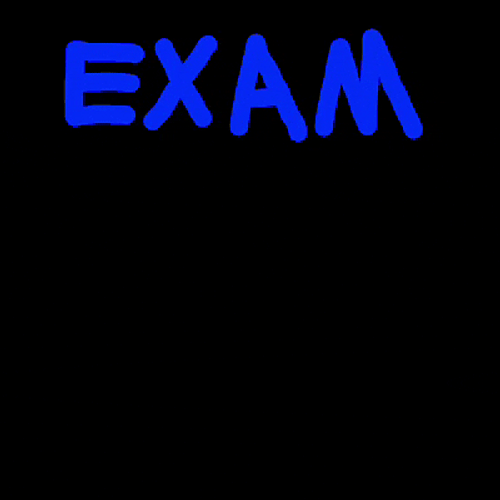 Quiz Exam Animated Text Loop GIF