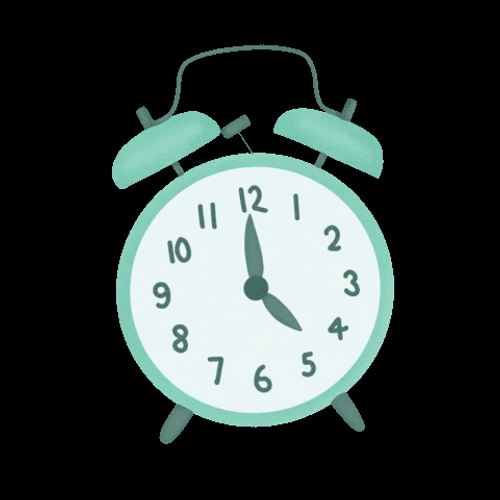 Quiz Time's Up Alarm Clock GIF