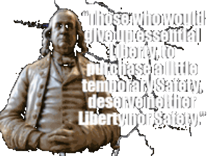Quote Benjamin Franklin Sticker GIF